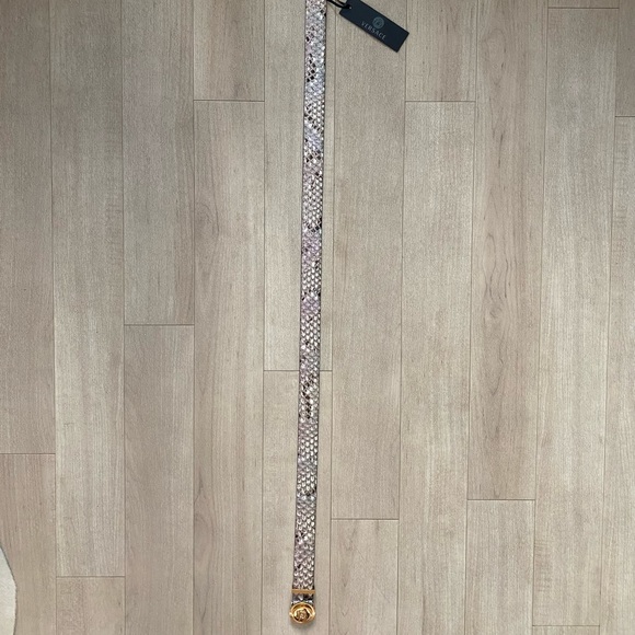 Versace Python Medusa Belt - Picture 5 of 7